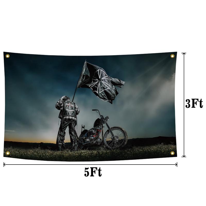 Hard-sto-ne Psycho Flag 3x5 Ft Tapestry Decor