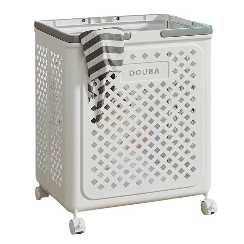 Foldable Laundry Basket hamper with casters for Washing Clothes