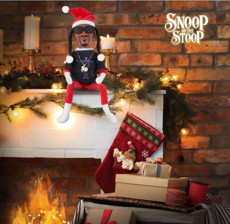 Snoop on A Stoop Hip Hop Lovers Christmas Elf Behaving Badly Table Ornaments Resin Home Garden Decoration 2