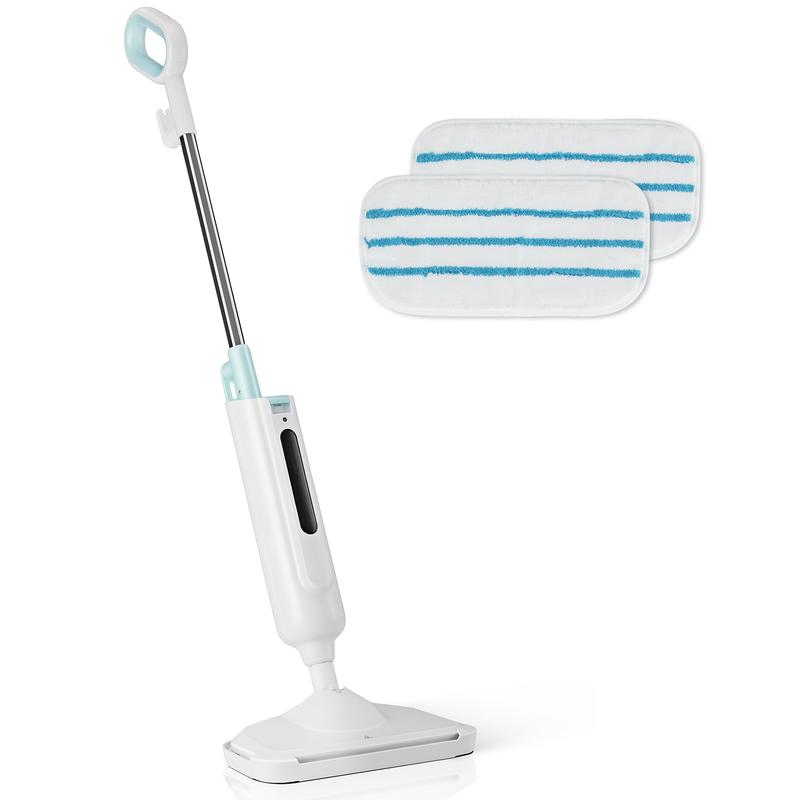 Steam Mop for Floor Cleaning,Lightweight Floor Steamer Cleaner for HardwoodMops for Floor Cleaning, Spray Mop with 400ml Refillable Bottle and 2 Replacement Pads Dry Wet Floor Mop for Household or Commercial Use Dust Mop for Hardwood Laminate Tile Ceramic