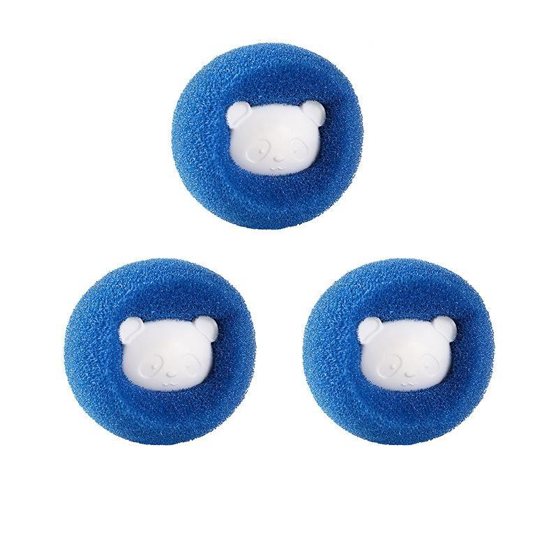 Reusable Hair Remover Laundry Ball Set, 3 Counts set Summer Washing Machine Hair Catcher Dryer Ball for Clothing Dog Cat Pet Hair Remover, Fall Decor,  Laundry Products