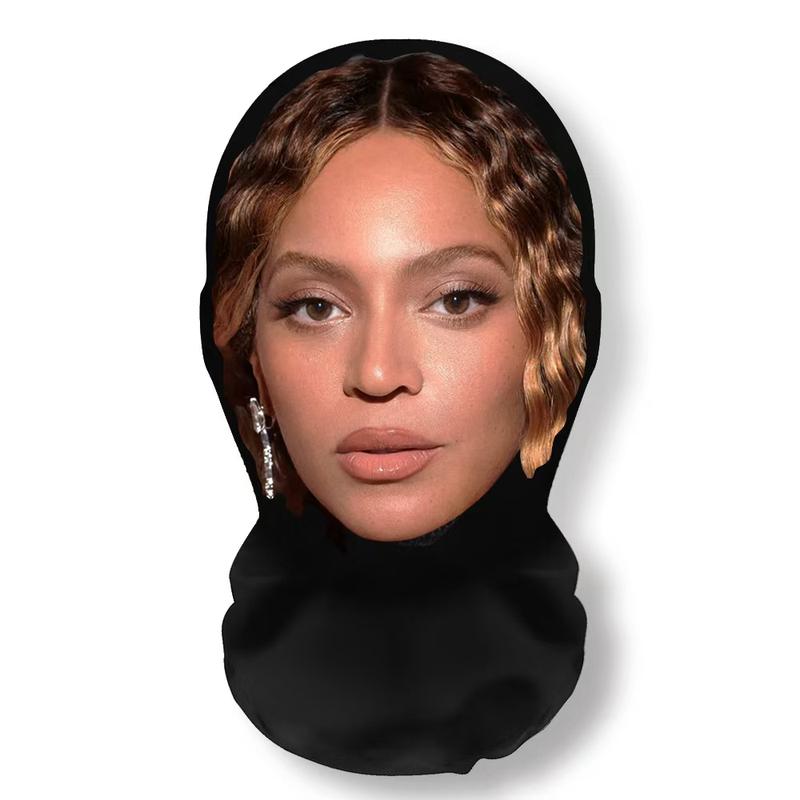 Spoof mask,beyonce Funny Mask Rapstar Realistic Headgear Costumes Party Accessories