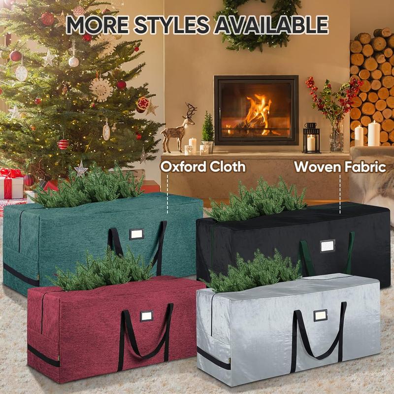 7.5 9 ft Extra Large Christmas Tree Storage Bag With Reinforced Handles and Dual Zippers for Wide Opening