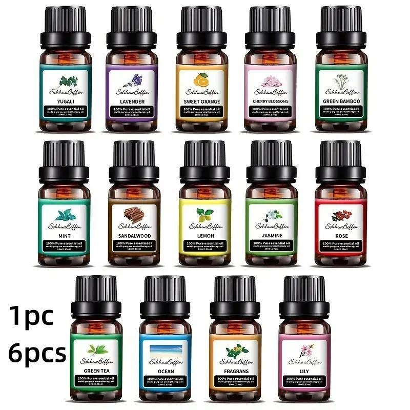 10ml Pure Scented Essential Oil, Aromatherapy Diffuser Oil, Air Freshener Essential Oil for Essential Oil Diffuser Candles, Fragrance Oil, Summer for Gift, Fall Decor