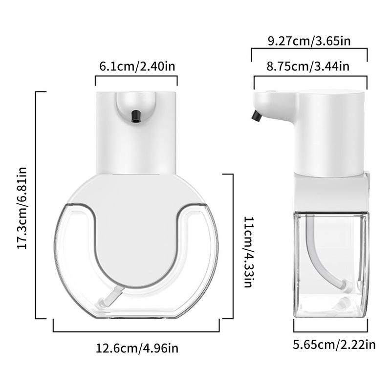 Automatic Foam Soap Dispenser, 1 Count 4-level Adjustable Touchless Soap Dispenser, Rechargeable Sensor Soap Dispenser for Bathroom Kitchen