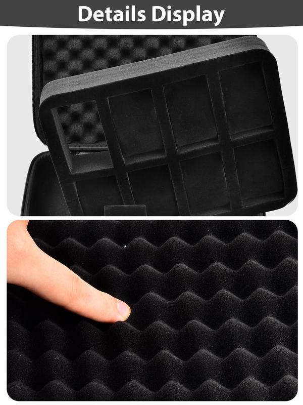 Multi-grid Watch Storage Box, Minimalist Durable Watch Organizer for 8 Watches, Versatile Storage Bag for Travel Use Suitable for Watches Up To 42mm