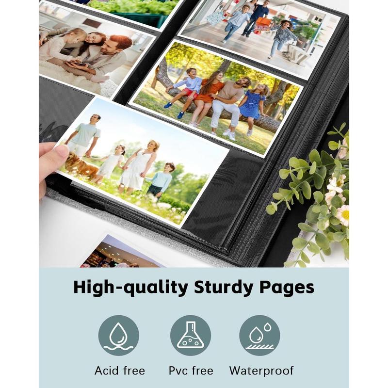 Linen Photo Album 4x6 300 Photos Fabric Cover Picture Books Albums Wedding School Family Anniversary Memory Engagement Travel Albums