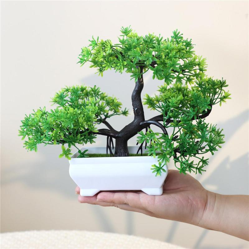 Artificial Plants Bonsai With Pot, Small Tree Simulation Pot Plants, Table Potted Ornaments For Home Decoration