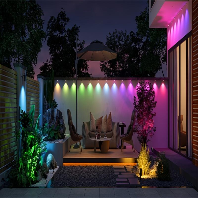 Permanent Outdoor Lights, RGB Outdoor Christmas Lights with  LED Lights, Waterproof LED Eaves Lights with DIY Scene Modes for Halloween Decor, Smart APP & Remote Control