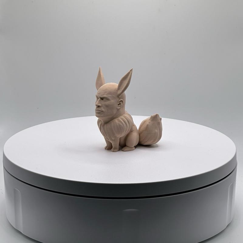 Eevee Rock 3D Printed