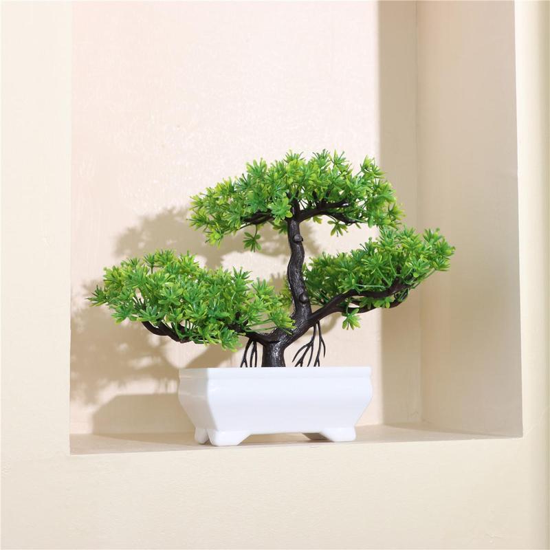 Artificial Plants Bonsai With Pot, Small Tree Simulation Pot Plants, Table Potted Ornaments For Home Decoration