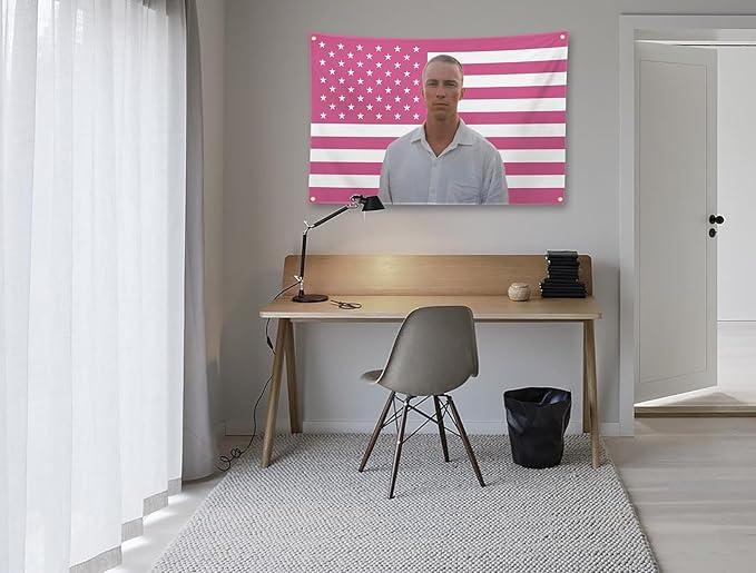 Drew Starkey American Flag Pink gift colorfulBedroom 40*30inch tapestry wall tapestry Blanket Carpet home decoration  living room boys girls decoration college dormitory interesting tapestry