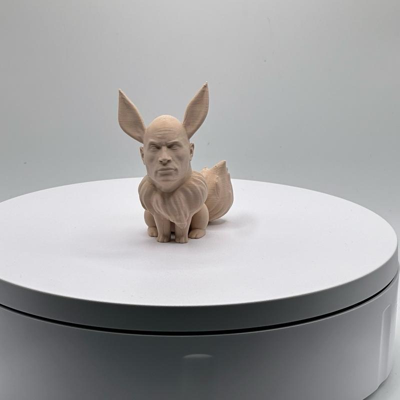 Eevee Rock 3D Printed