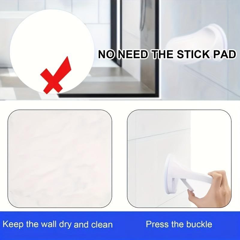 Wall Mounted Shower Foot Rest, Shaving Leg Assist with Non-slip Strong Suction Cup, Bathroom Gadgets