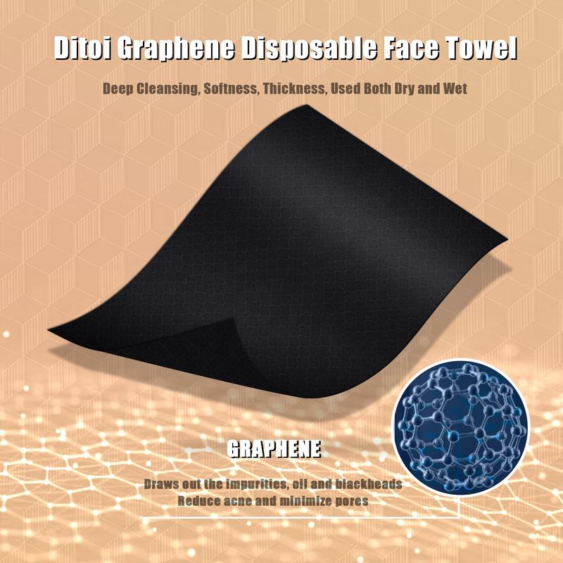 Ditoi Black Man Gym Luxu Face Towel Gift for Boyfried Disposable Face Wipes Husband