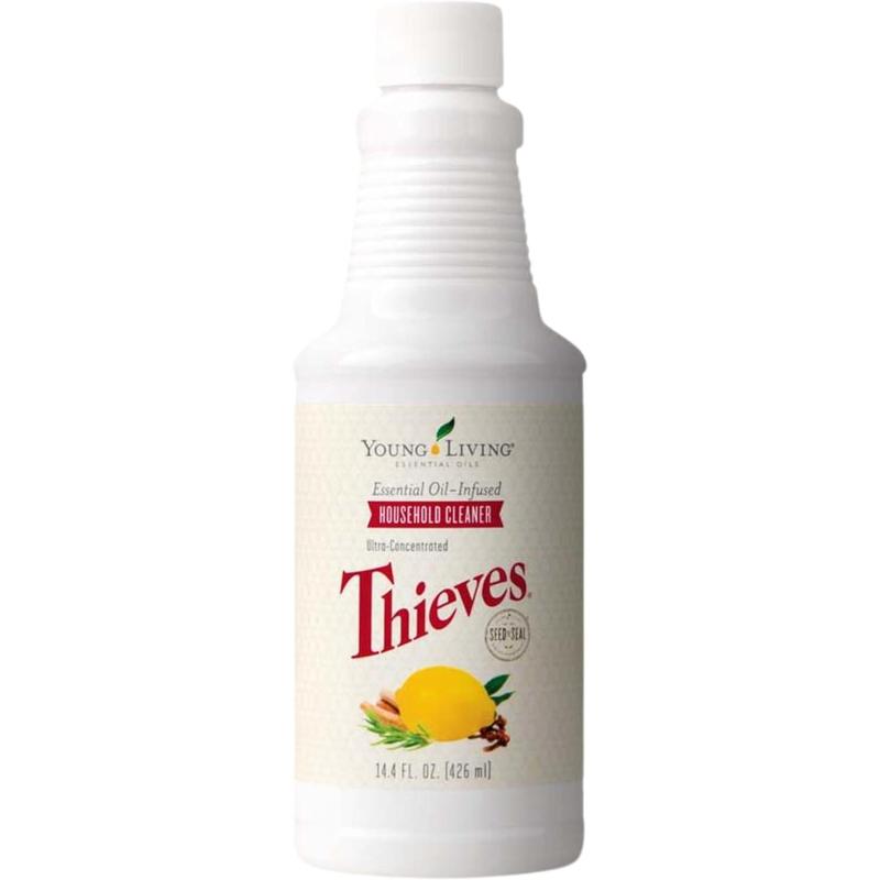 Thieves Household Cleaner | 14.4 oz | Plant-Based natural cleaning product for home Solutions for a Happy, Healthy Home |  Signature thieves essential oil cleaner Blend