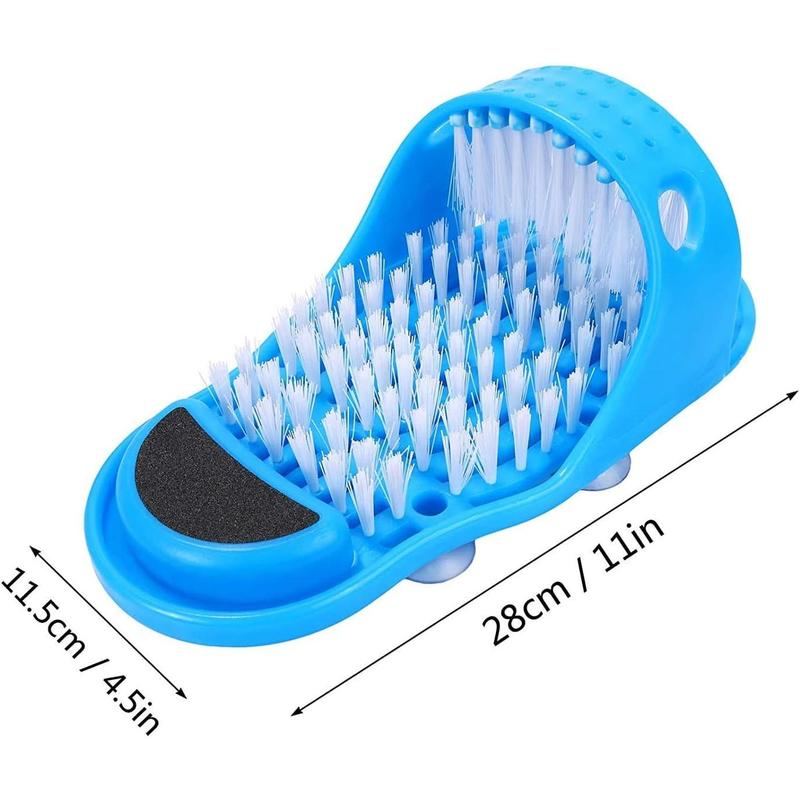 Simple Feet Cleaner, Magic Foot Scrubber,Exfoliating Easy Feet Cleaning Brush,Feet Washer Foot Shower Spa Massager Slippers for Unisex Adults