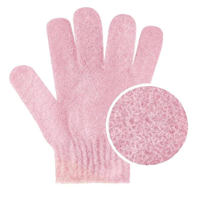 Five Finger Bath Gloves, 6 10pcs Household Scrub Body Wash Towel, Peeling Exfoliating Mitt Gloves for Shower Scrub