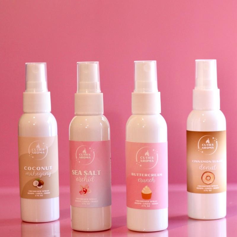 Freshener Spray, Room + Linen + Body + Car, Body Spray, Air Mist