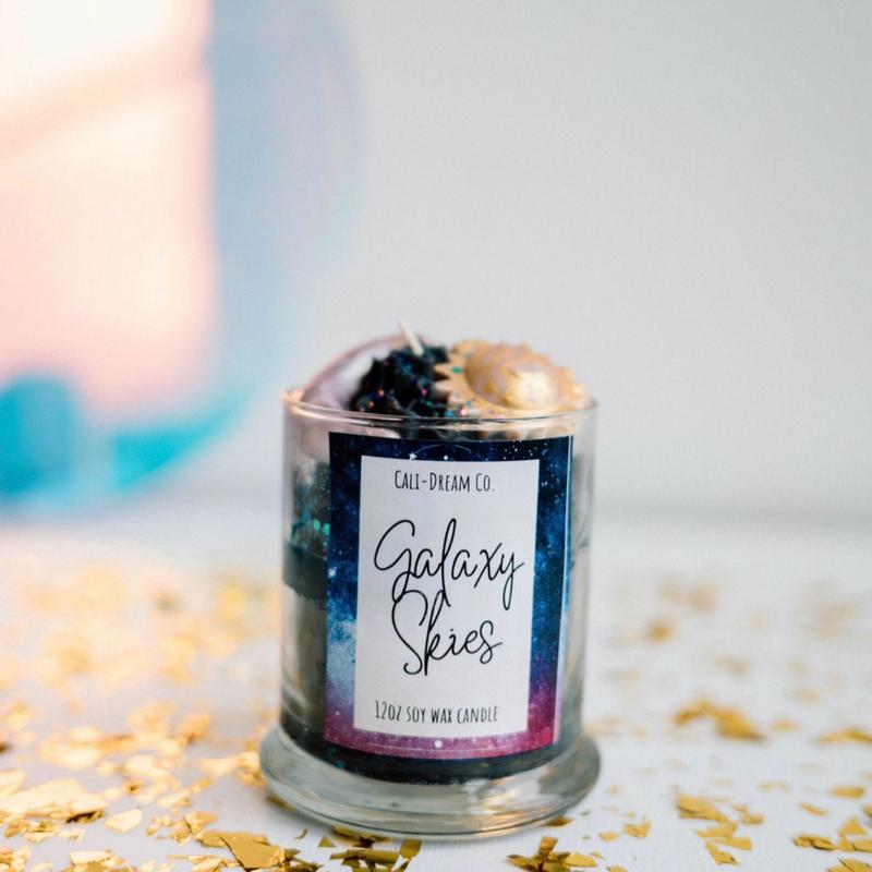 Galaxy Skies Whipped Candle