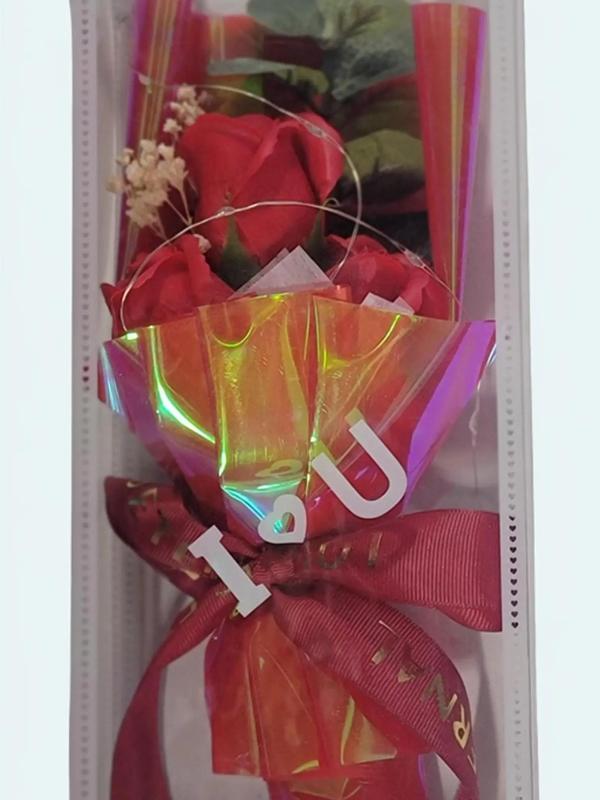 rose bouquet with led light perfect for a gift for any occasion Decor Gift Decorative Flower