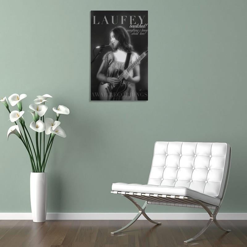 Laufey Poster Music Vintage Live Canvas Art Poster And Wall Art Hanging for Modern Home Hallway Poster