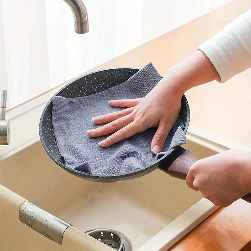 Reusable Cleaning Cloth, 20pcs roll Kitchen Cloth, Microfiber Towel Roll, Dish Cloth, Kitchen Roll, Cleaning Products, Cleaning Tools