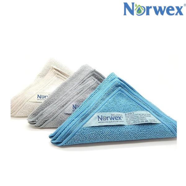 Norwex Basic Package | Window & Enviro Cloth Cleaning Glass | Eco-Friendly Cleaning Solution for Various Surfaces Microfiber clean kitchen