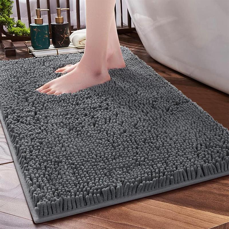 Shilucheng Non-Slip Bathroom Mat-Thick Bath Mat Door Carpet Suitable for Bathroom Bedroom Balcony Living Room Home Decoration Plush Rugs for Bathtubs,Water Absorbent Rain Showers and Under,Machine Wash and Dry