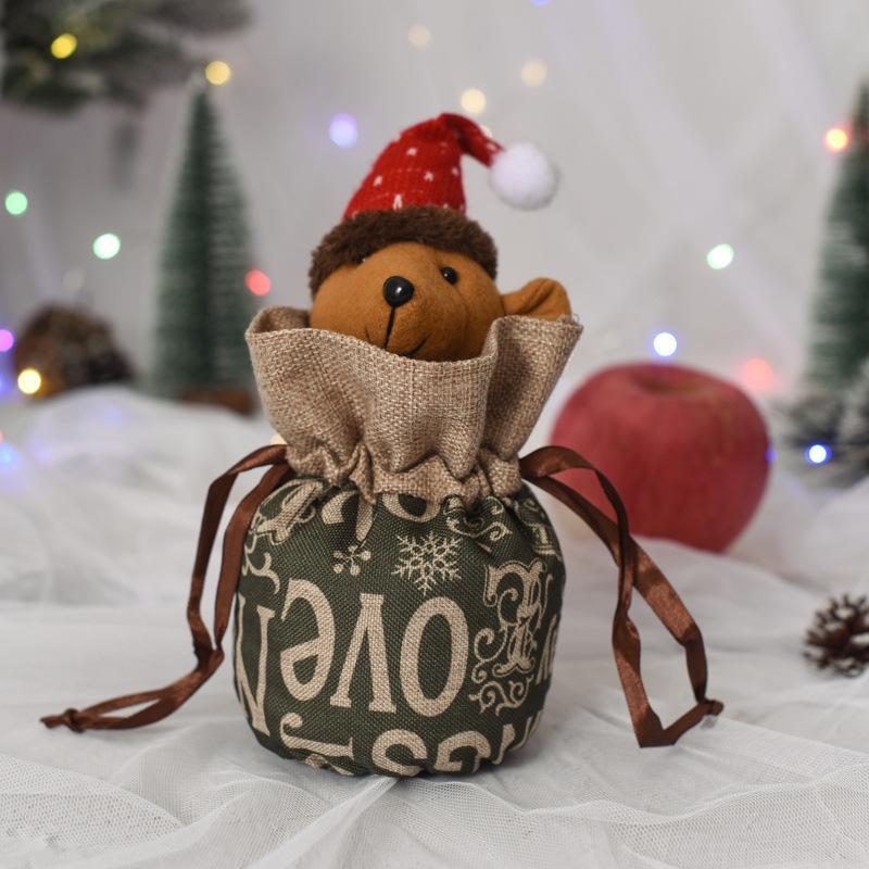 Creative Apple Christmas Candy Bags - Ideal for Gifting on Christmas Eve