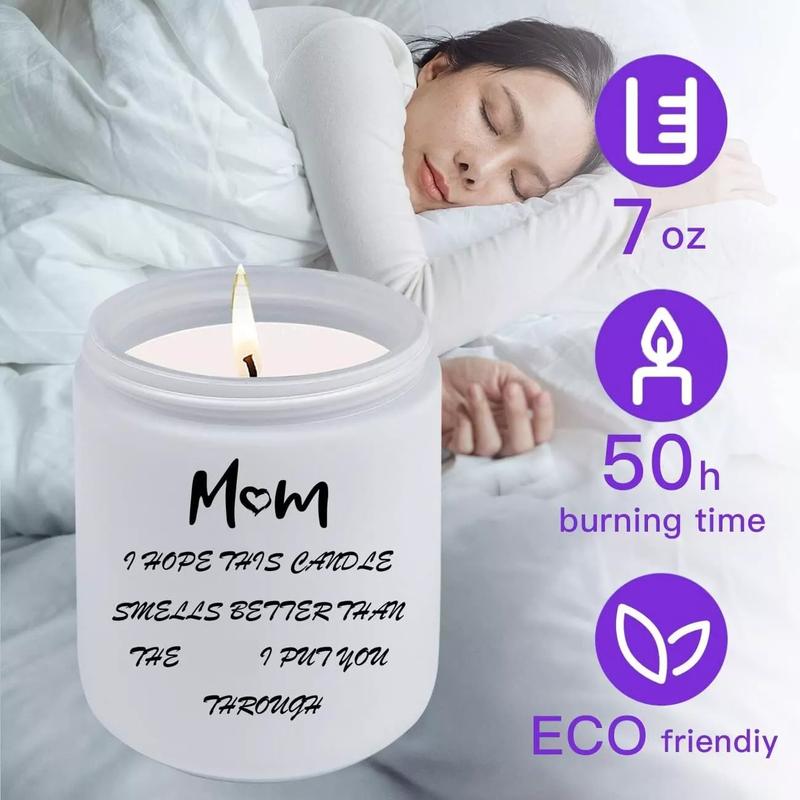 Premium Lavender Eucalyptus Scent Soy Candle 7 OZ-199g 50 Hours Burn Non-Toxi