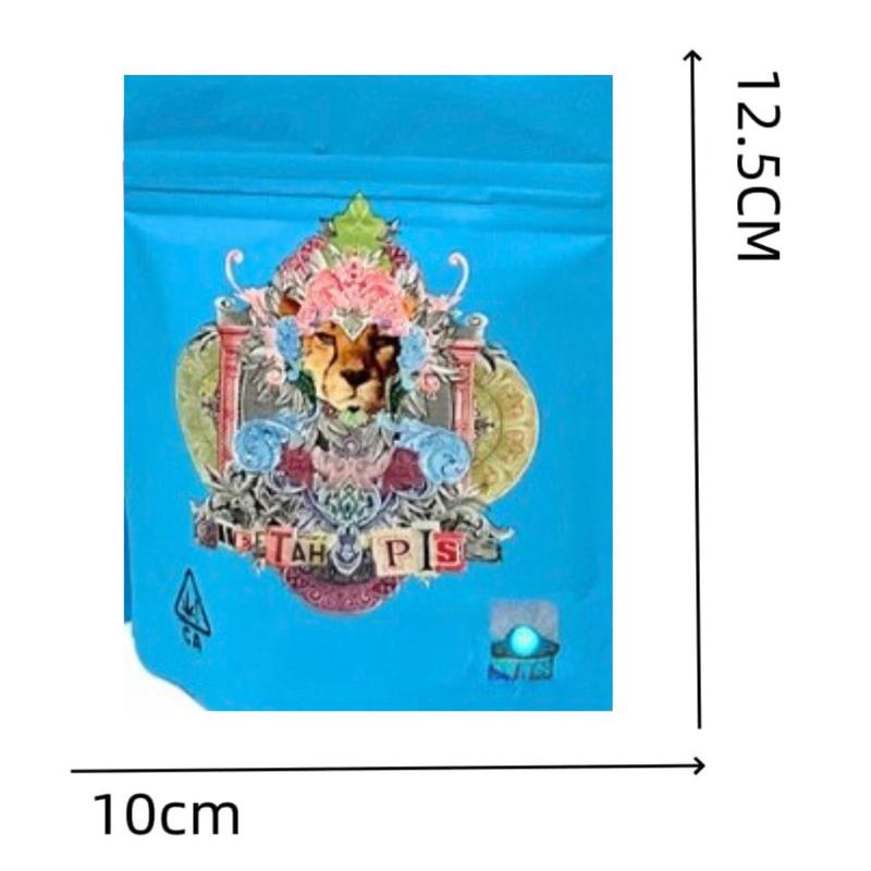 100pcs 3.5 bags Candy Bags 3.5 Bag Mylar bag, resealable zip lock,gummie bags storage baggies