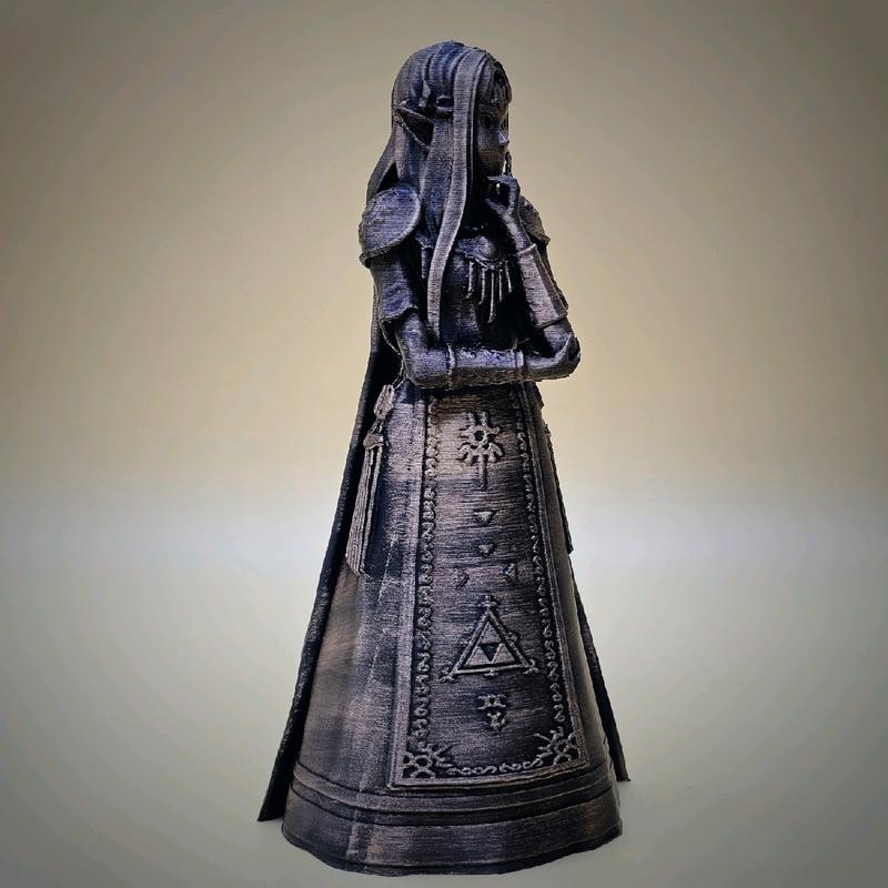 Princess Zelda 3d Printed Statue Figurine