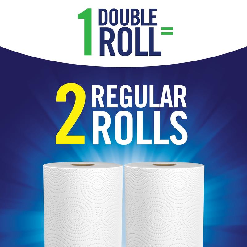 Sparkle Tear-a-Square Paper Towels, 12 Double Rolls