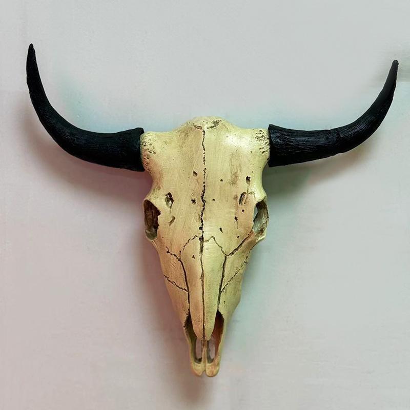 Simulated Cow Head Wall Hanging Decor, Creative Wall Decor Decoration, Wall Hanging Ornament for Home Living Room Bedroom Office Room Decor, Home Decor, Bedroom Decor, Bedroom Accessories, Men Gifts, Fall Decor, Fall & Winter Gift