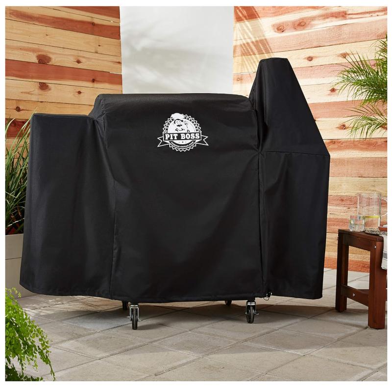 Grills 73821 Pit Boss Deluxe and 820 Pro Series Pellet Grill Cover, PB820D, Black Wood Accessory Waterproof