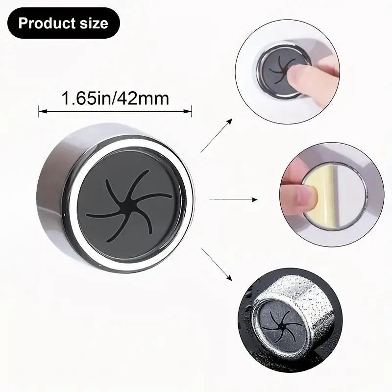 Kitchen Towel Hook, Self-adhesive Wall Mounted Towel Hook, Round Wall Mounted Towel Rack For Bathroom, Kitchen And Home