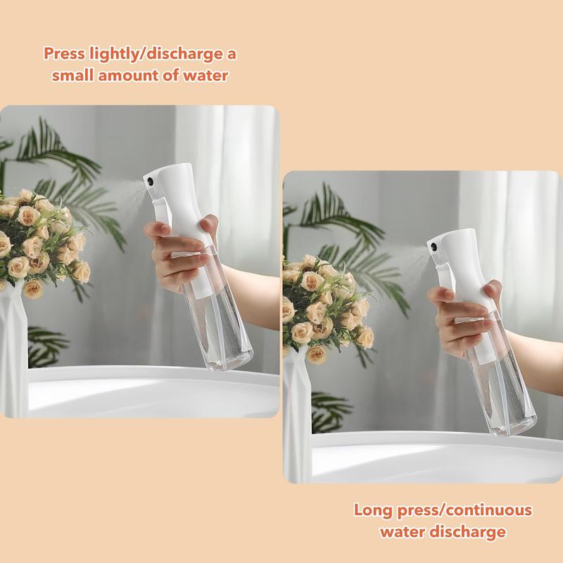 2 count Sprayer Continuous Hair Water Ultra Fine Spray Bottle Propellant Free for cleaning, gardening, 7.04 oz   200 ml bisphenol Organiser Canister