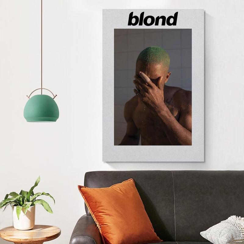 Frank Ocean Poster Blonde Poster Album Cover Canvas Poster Wall Art Decoration Living Room Bedroom Decoration Print Picture Painting Unframe