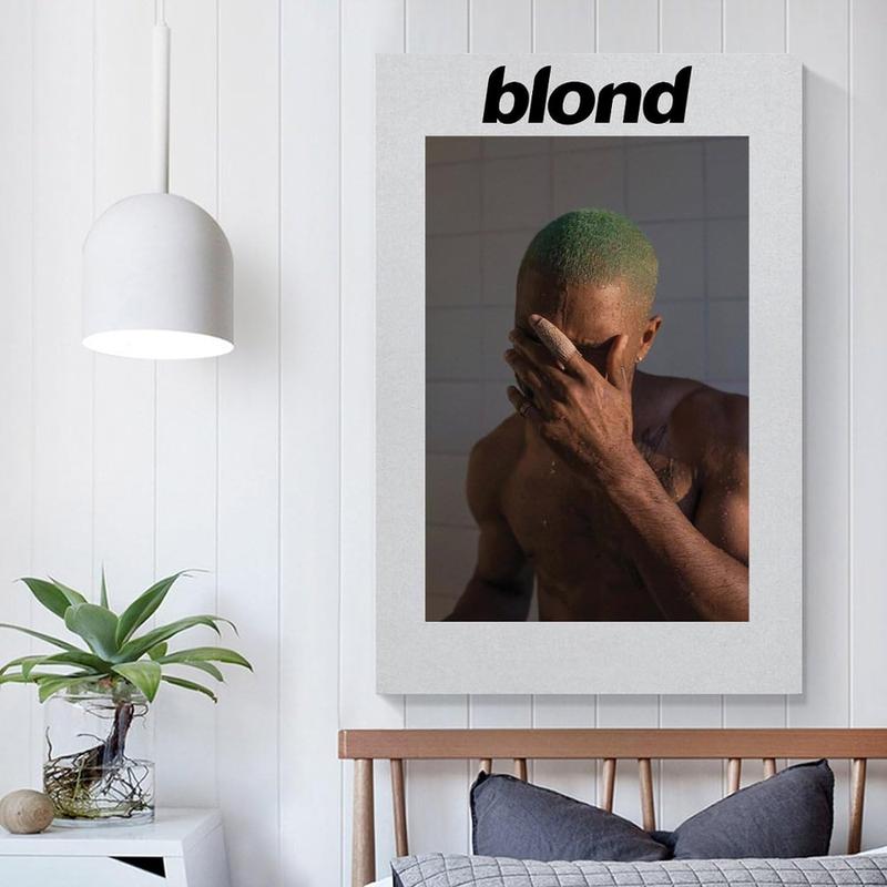 Frank Ocean Poster Blonde Poster Album Cover Canvas Poster Wall Art Decoration Living Room Bedroom Decoration Print Picture Painting Unframe