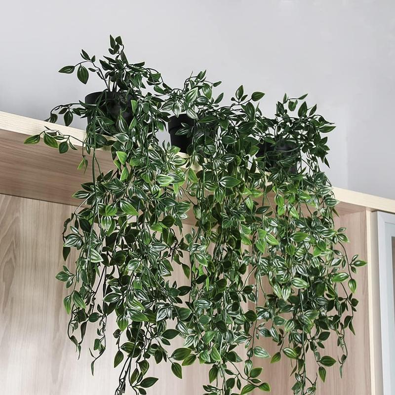 Artificial Ivy Plant, 2 Counts Fake Hanging Plant, Fake Plant for Home Decor, Indoor & Outdoor Decorative Plants, Home Decor Supplies