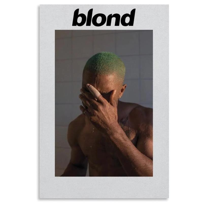 Frank Ocean Poster Blonde Poster Album Cover Canvas Poster Wall Art Decoration Living Room Bedroom Decoration Print Picture Painting Unframe