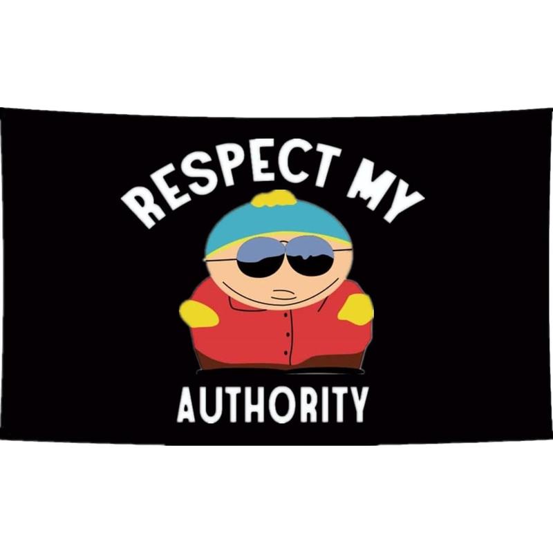 Respect My Authority Flag 40x60inch,100D Polyester,Flag  for room Wall Decor