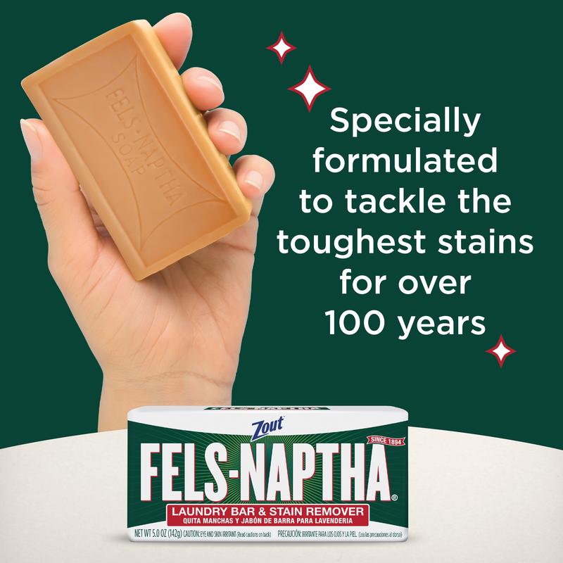 Fels-Naptha Laundry Bar and Stain Remover, 2 Pack