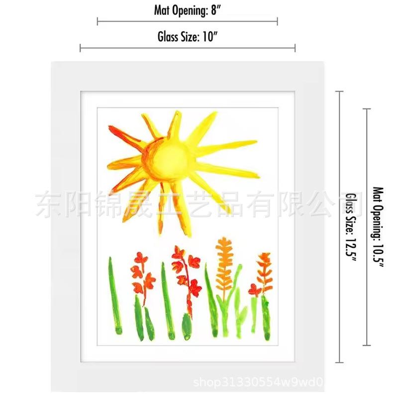 Kids Art Frames Children's Art Frame Children's Flip Oil Painting Storage Box Picture Frame