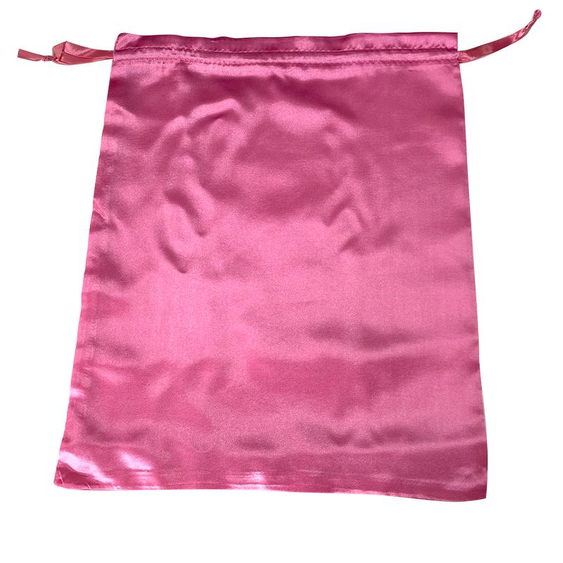 Hair Bags For Bundles Packaging Satin Wig Bags  Big Size Satin Silk Hair Packaging Bag With Drawstring