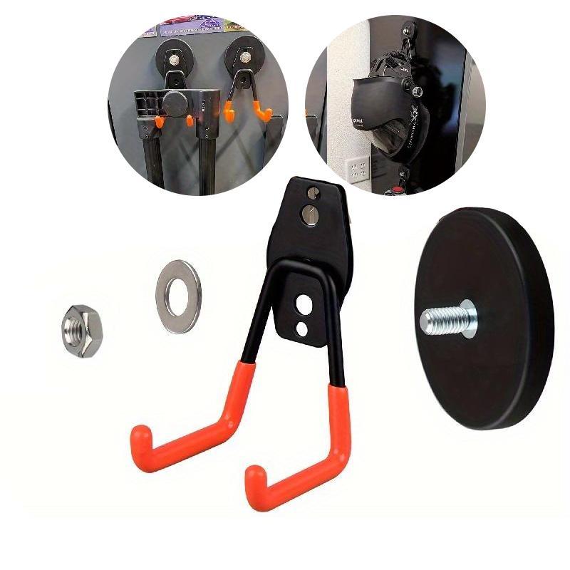 Magnetic Hook, Strong Magnetic Hook with Anti-slip Coating, Magnetic Hook for Hanging, Multifunctional Hook for Indoor & Outdoor Use