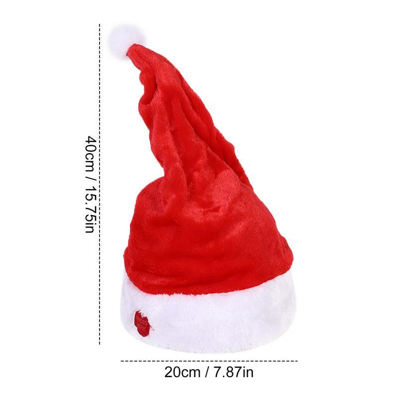 Electric Dancing Musical Santa Hat - Perfect for Parties Accessories Christmas Masks Comfortable