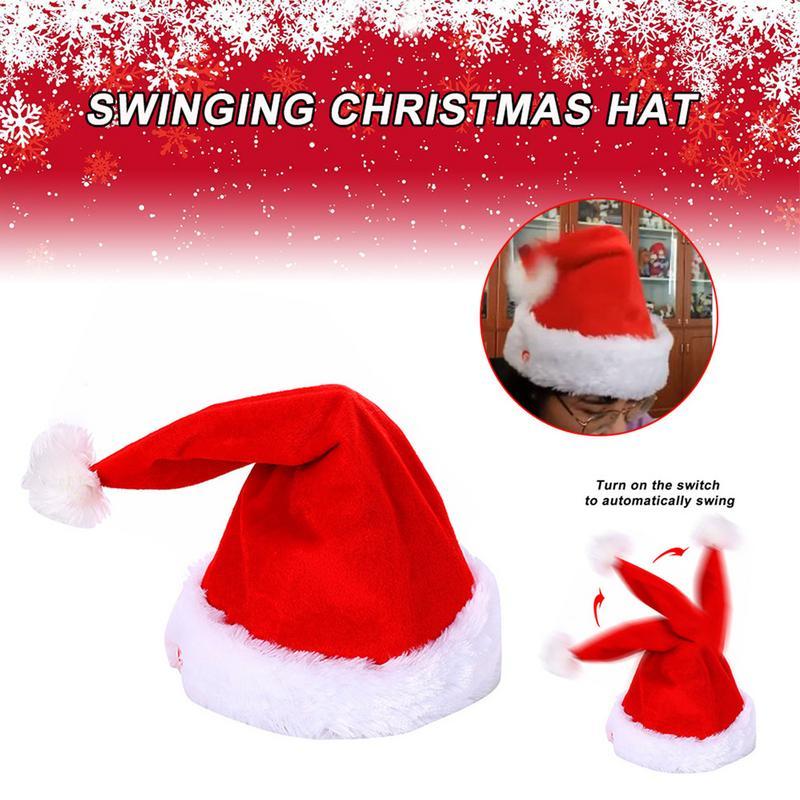 Electric Dancing Musical Santa Hat - Perfect for Parties Accessories Christmas Masks Comfortable