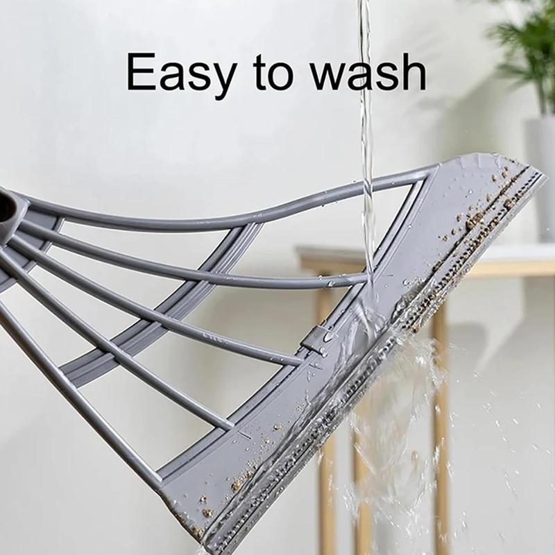 Magic Broom, Squeegee Broom for Floor, Rubber Broom, Silicone Broom for Floor Cleaning, Magic Broom Sweeper for Living Room, Kitchen, Bathroom-Easy Dry The Glass